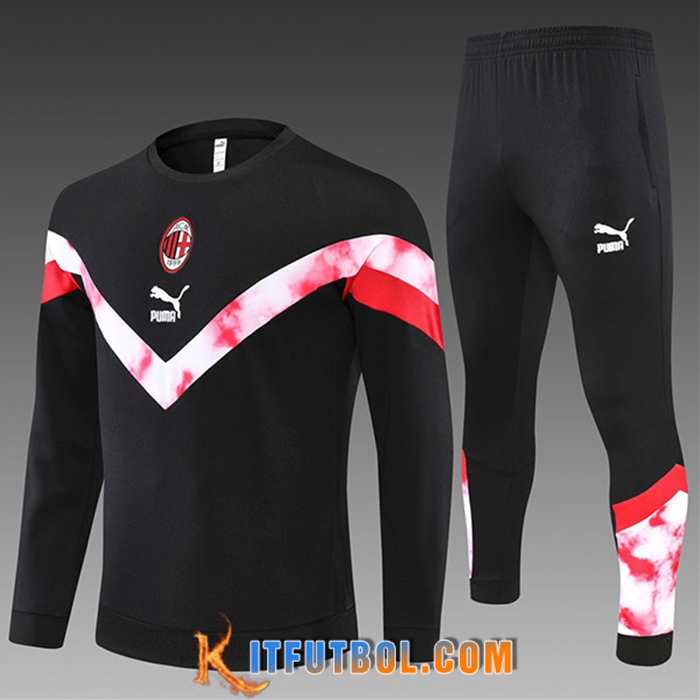Chandal Equipos De Futbol AC Milan Ninos Negro 2022/2023