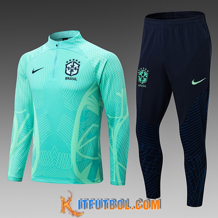 Chandal Equipos De Futbol Brasil Ninos Verde 2022/2023