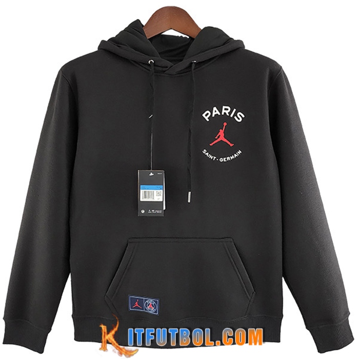 Sudadera De Entrenamiento Capucha Jordan PSG Negro 2022/2023