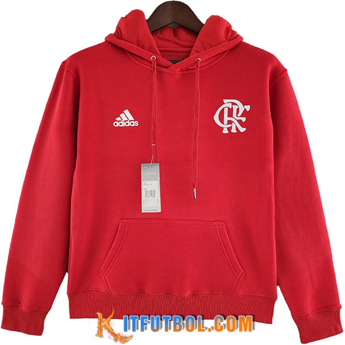 Sudadera De Entrenamiento Capucha Flamenco Rojo 2022/2023