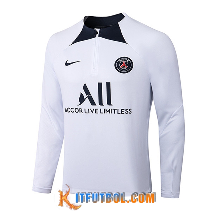Sudadera De Entrenamiento PSG Blanco 2022/2023