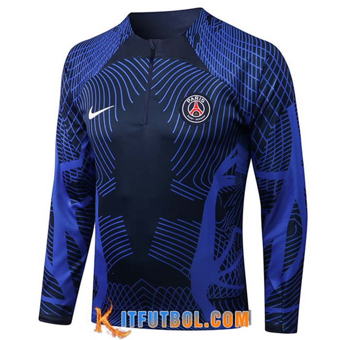 Sudadera De Entrenamiento PSG Pattern Azul marino 2022/2023