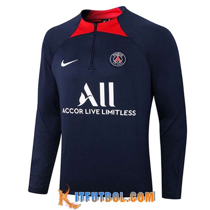 Sudadera De Entrenamiento PSG Azul marino/Rojo 2022/2023