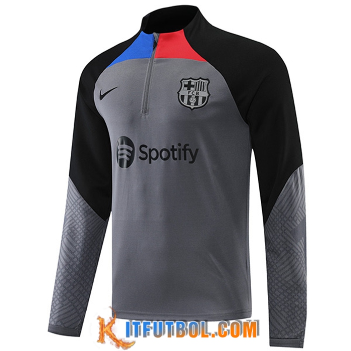 Sudadera De Entrenamiento FC Barcelona Gris 2022/2023