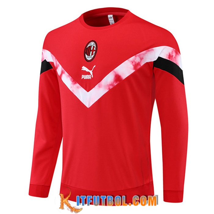 Sudadera De Entrenamiento AC Milan Rojo 2022/2023