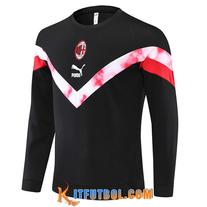 Sudadera De Entrenamiento AC Milan Negro 2022/2023