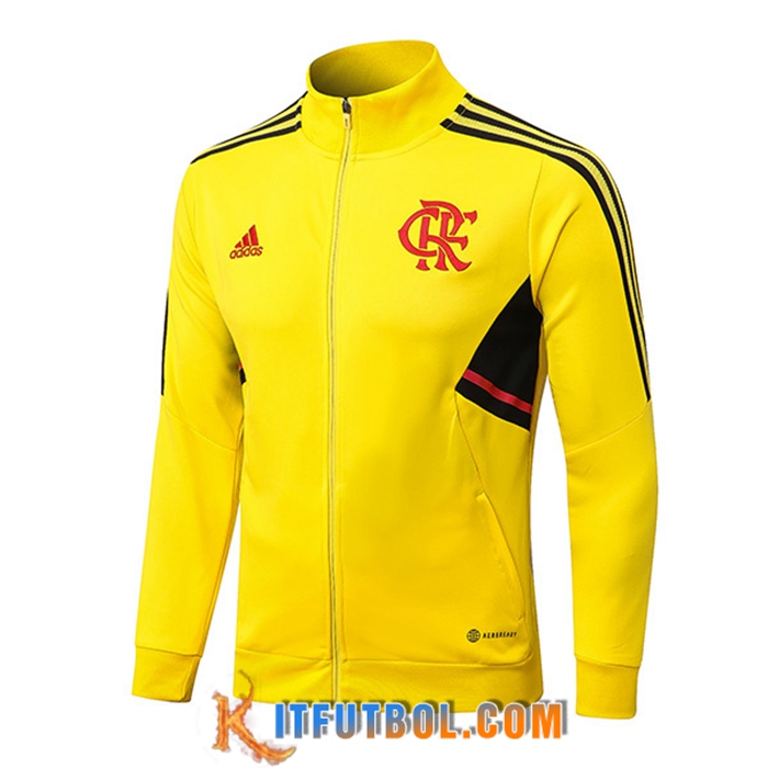 Chaquetas Futbol Flamenco Amarillo 2022/2023