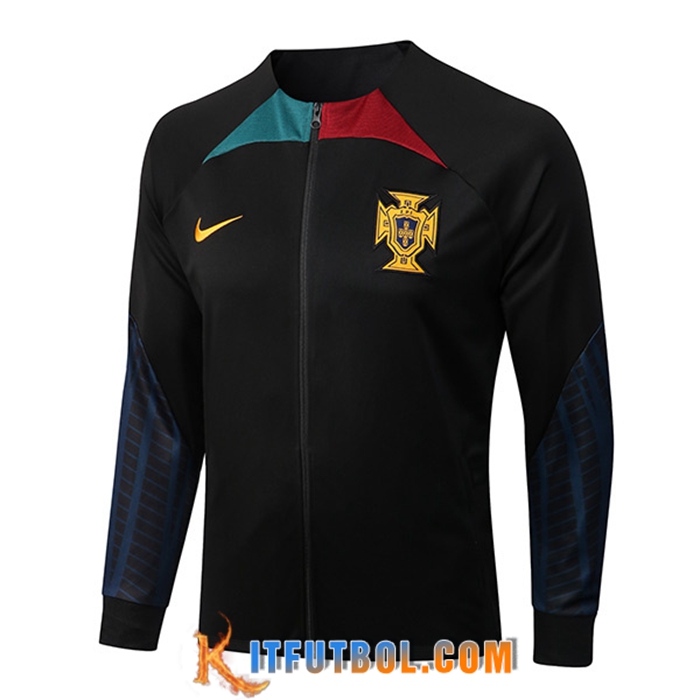 Chaquetas Futbol Portugal Negro 2022/2023
