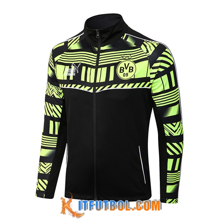 Chaquetas Futbol Dortmund Negro/Amarillo 2022/2023