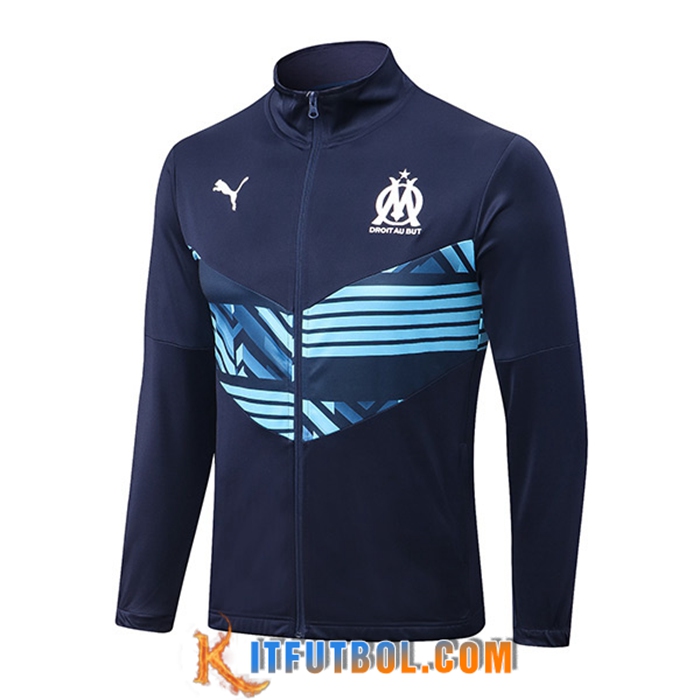 Chaquetas Futbol Marsella Azul marino 2022/2023