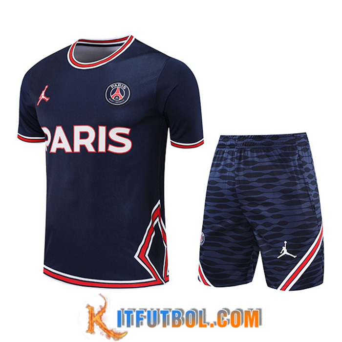 Camiseta Entrenamiento + Cortos Jondan PSG Azul marino 2022/2023