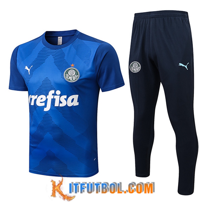 Camiseta Entrenamiento + Pantalones Palmeiras Azul 2022/2023