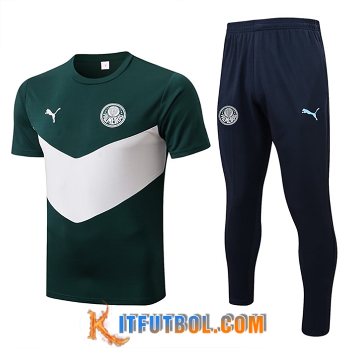 Camiseta Entrenamiento + Pantalones Palmeiras Verde 2022/2023