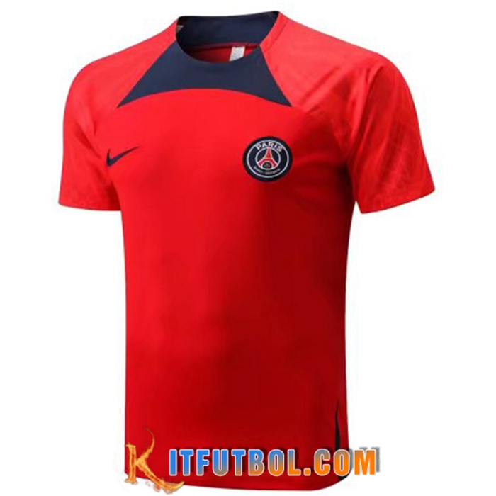 Camiseta Entrenamiento PSG Rojo/Negro 2022/2023
