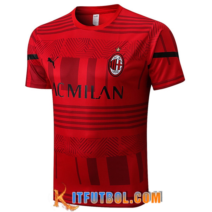 Camiseta Entrenamiento AC Milan Rojo 2022/2023
