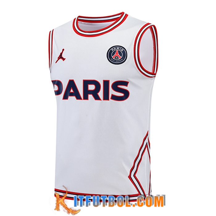 Training Debardeur Jondan PSG Blanco 2022/2023