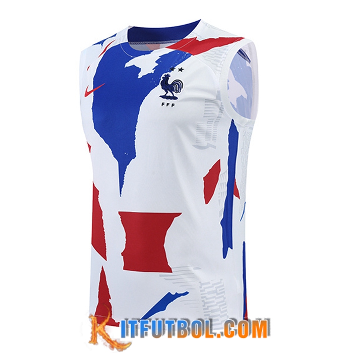 Training Debardeur Francia Rojo/Negro/Blanco 2022/2023