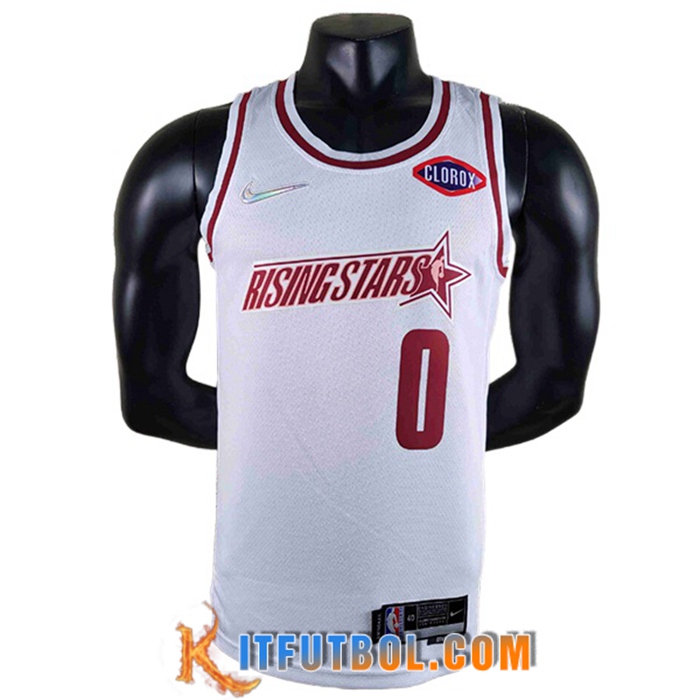 Camisetas American All-Star (HALIBURTON #0) Blanco