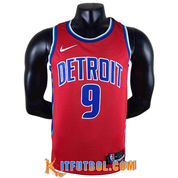 Camisetas Detroit Pistons (GRANT #9) Rojo