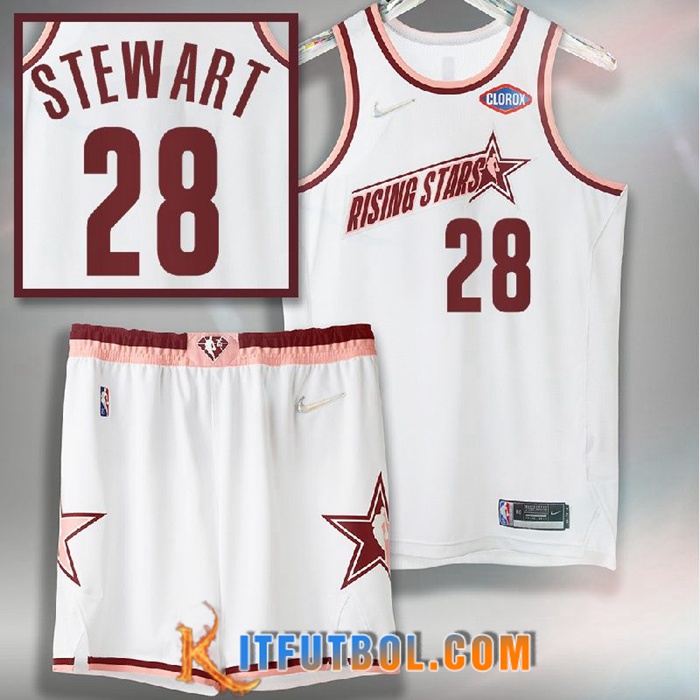 Camisetas American All-Star (STEWART #28) Blanco