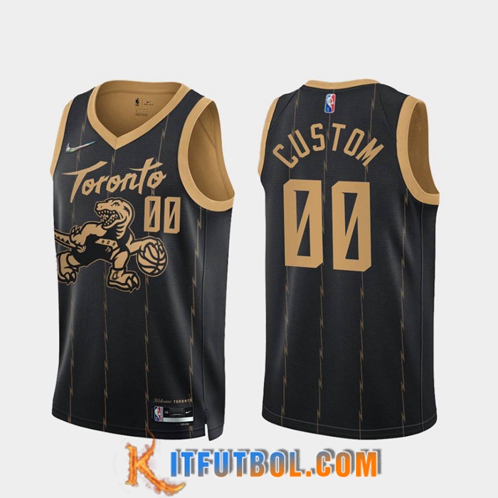 Camisetas Toronto Raptors (CUSTOM #00) Negro