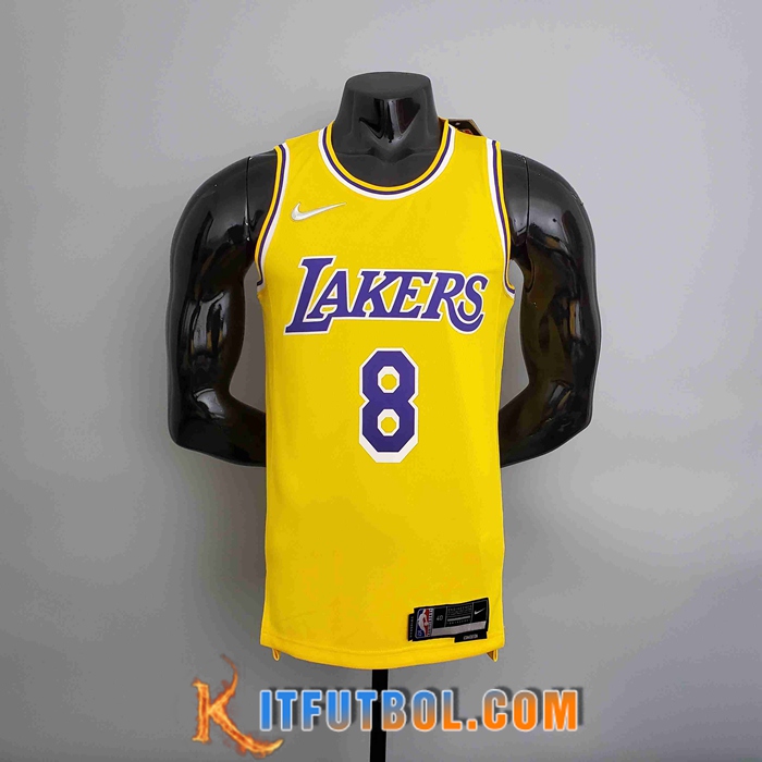 Camisetas Los Angeles Lakers (BRYANT #8) Amarillo