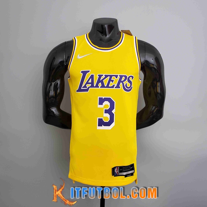 Camisetas Los Angeles Lakers (DAVIS #3) Amarillo