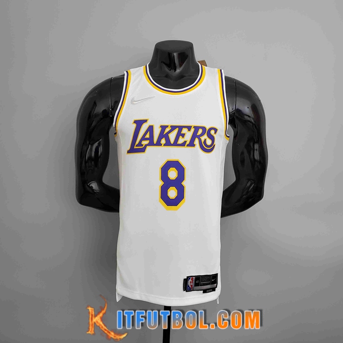 Camisetas Los Angeles Lakers (BRYANT #8) Blanco