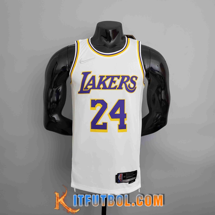 Camisetas Los Angeles Lakers (BRYANT #24) Blanco