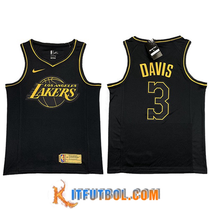 Camisetas Los Angeles Lakers (DAVIS #3) Negro