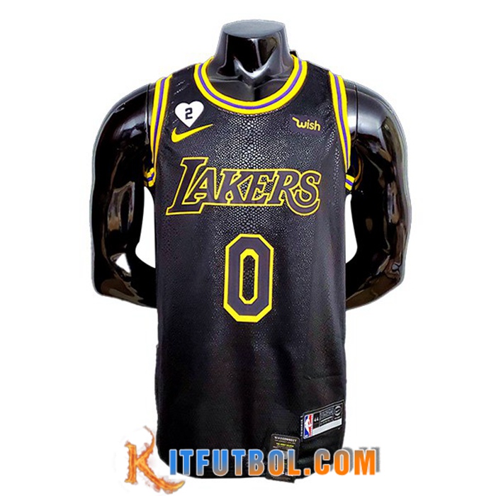 Camisetas Los Angeles Lakers (KUZMA #0) Negro