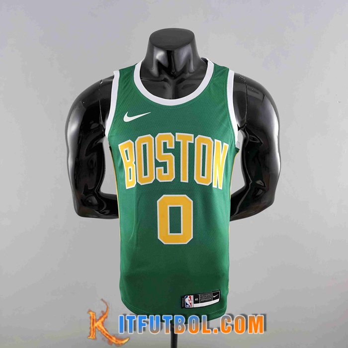 Camisetas Boston Celtics (TATUM #0) Verde