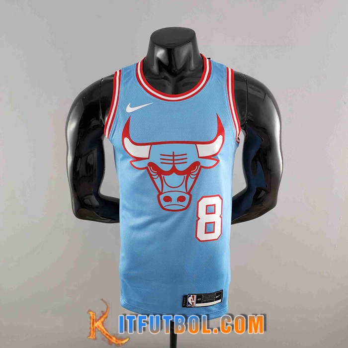 Camisetas Chicago Bulls (LAVINE #8) Azul