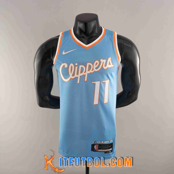 Camisetas Los Angeles Clippers (WALL #11) 2022 Azul City Edition