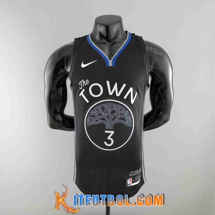 Camisetas Golden State Warriors (POOLE #3) 2020 Negro City Edition