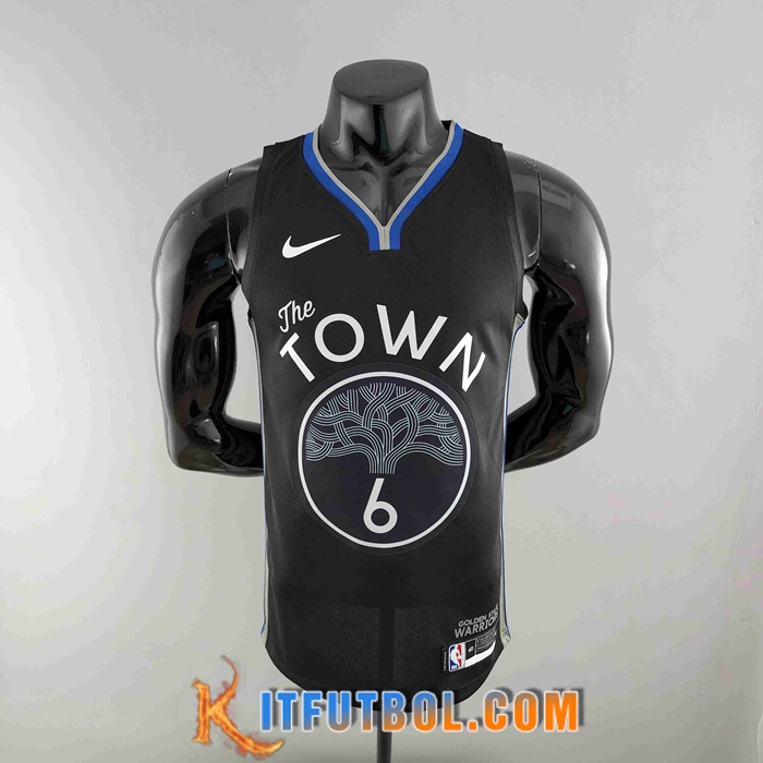 Camisetas Golden State Warriors (YOUNG #6) 2020 Negro City Edition
