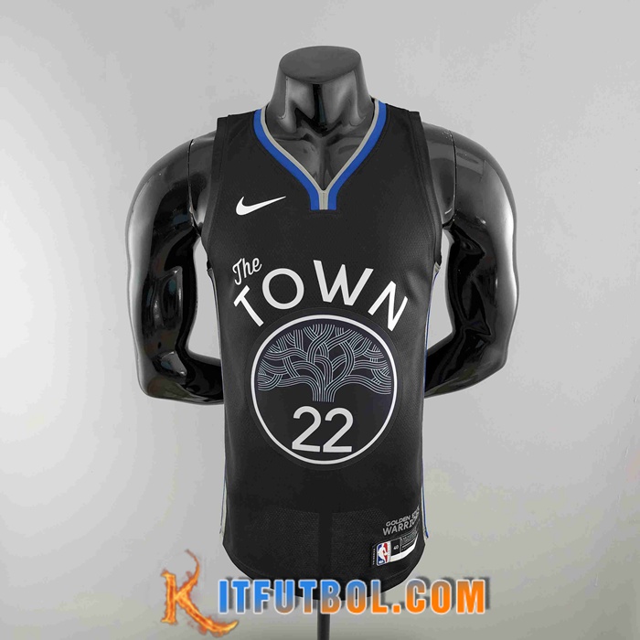 Camisetas Golden State Warriors (WIGGINS #22) 2020 Negro City Edition