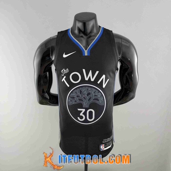 Camisetas Golden State Warriors (CURRY #30) 2020 Negro City Edition