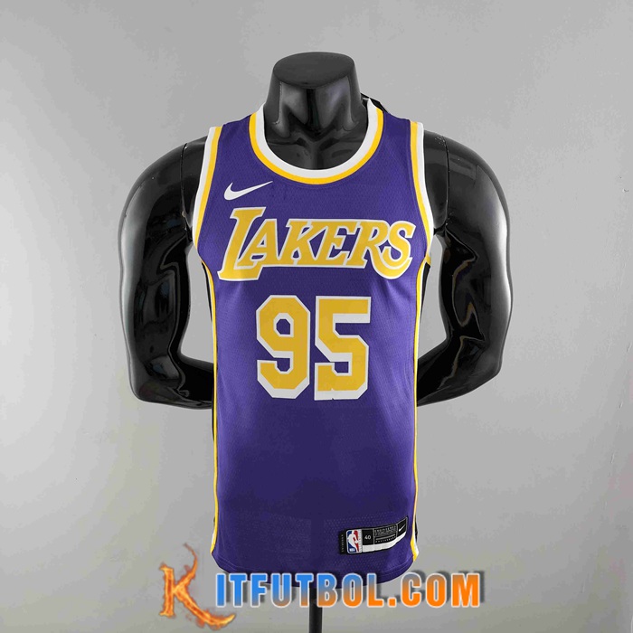 Camisetas Los Angeles Lakers (TOSCANO #95) Violeta