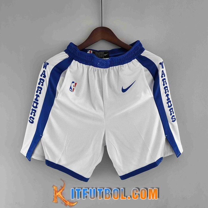 Cortos NBA Golden State Warriors Blanco/Azul Trim