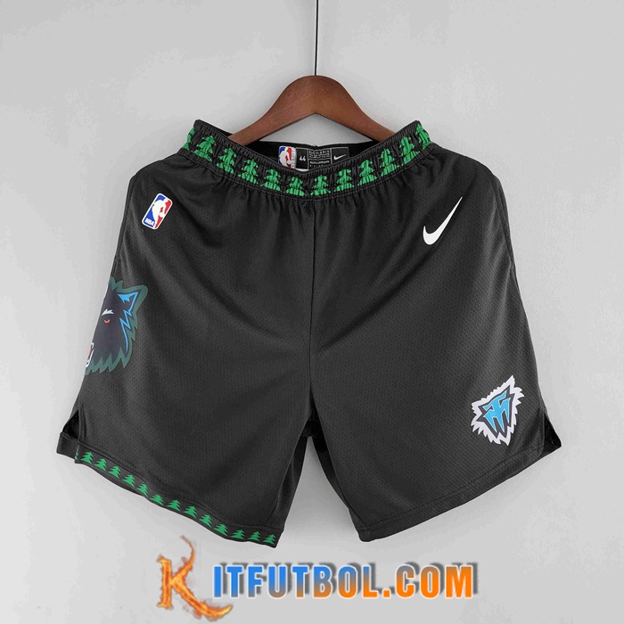 Cortos NBA Minnesota Timberwolves Retro Negro