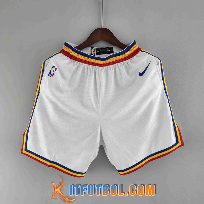 Cortos NBA Golden State Warriors Blanco