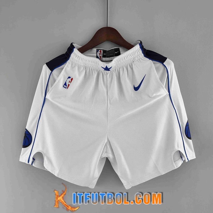Cortos NBA Dallas Mavericks Blanco