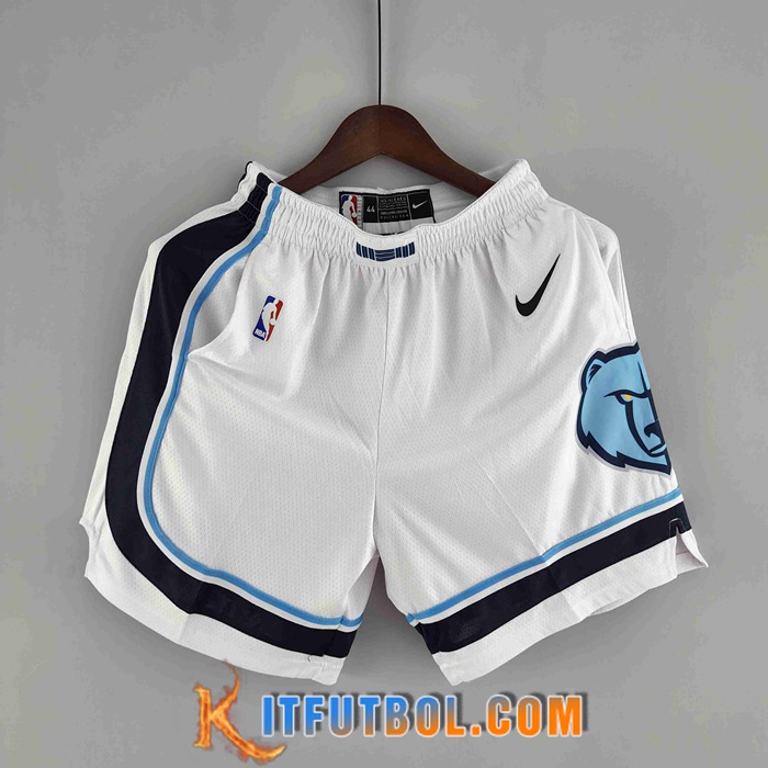 Cortos NBA Memphis Grizzlies Blanco
