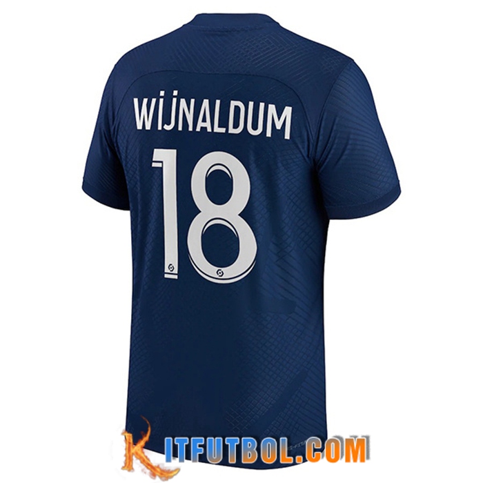 Camisetas De Futbol PSG (WIJNALDUM #18) 2022/23 Primera