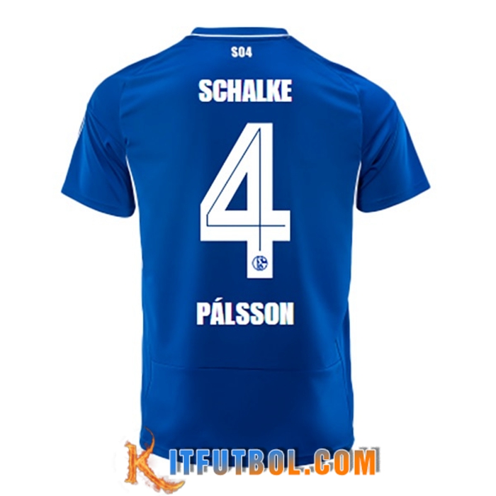 Camisetas De Futbol Schalke 04 (PÁLSSON #4) 2022/23 Primera