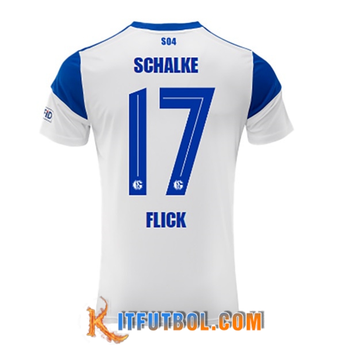 Camisetas De Futbol Schalke 04 (FLICK #17) 2022/23 Segunda