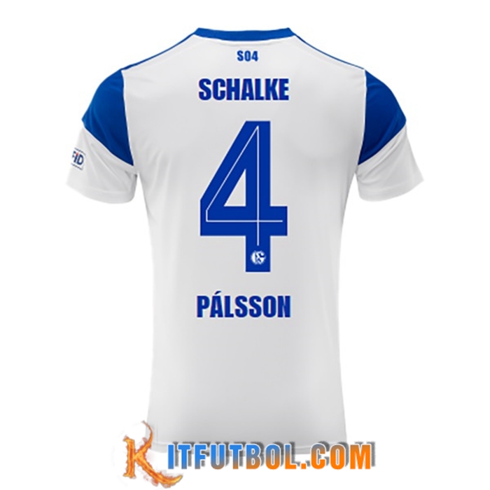 Camisetas De Futbol Schalke 04 (PÁLSSON #4) 2022/23 Segunda