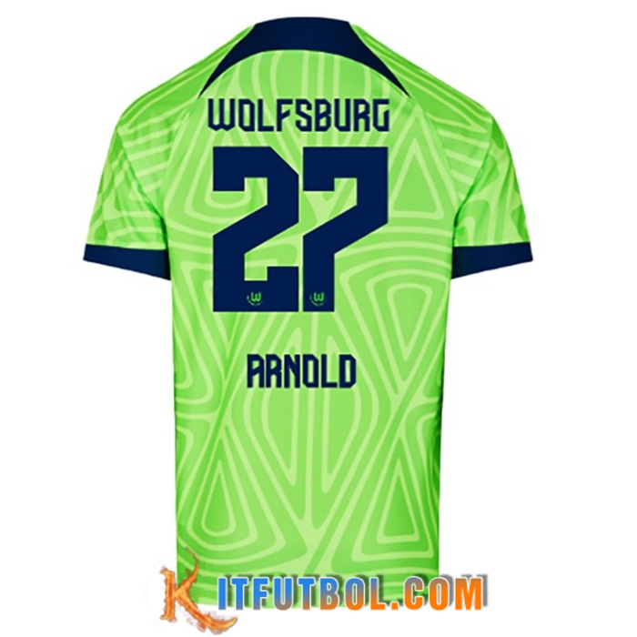 Camisetas De Futbol Vfl Wolfsburg (ARNOLD #27) 2022/23 Primera