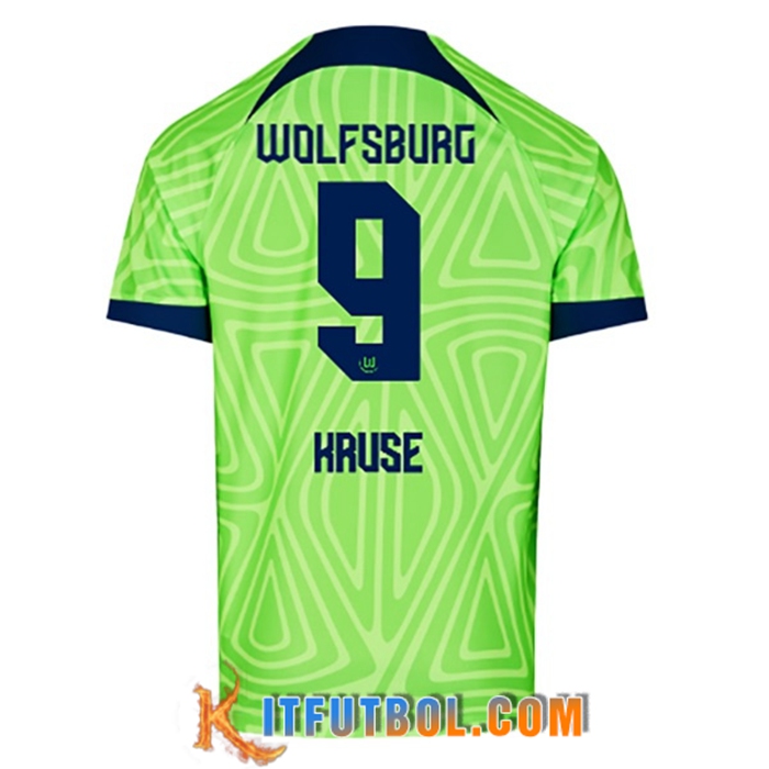 Camisetas De Futbol Vfl Wolfsburg (KRUSE #9) 2022/23 Primera